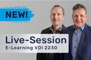 Live-Sessions mit VQWS-Experten erweitern das MDESIGN E-Learning zur VDI 2230