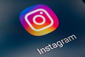 Logo von Instagram auf einem Smartphone