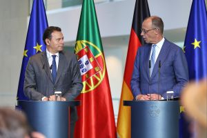 Luis Montenegro und Friedrich Merz am 05.05.2026