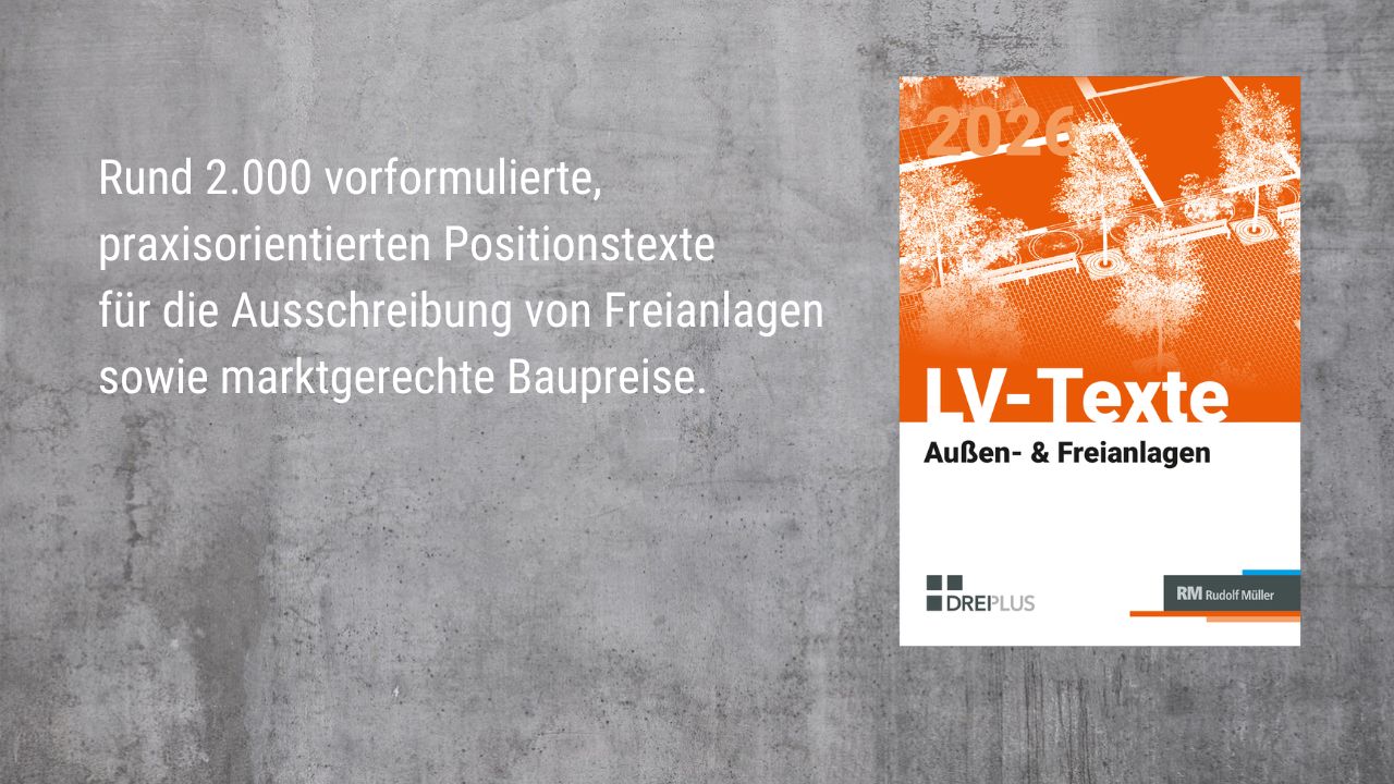 LV-Texte Außenanlagen und Freianlagen