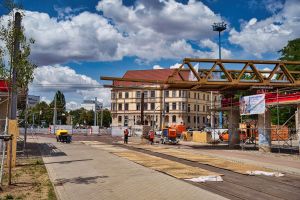 Magdeburger Ring: Neue Behelfsbrücken sichern Verkehrsfluss
