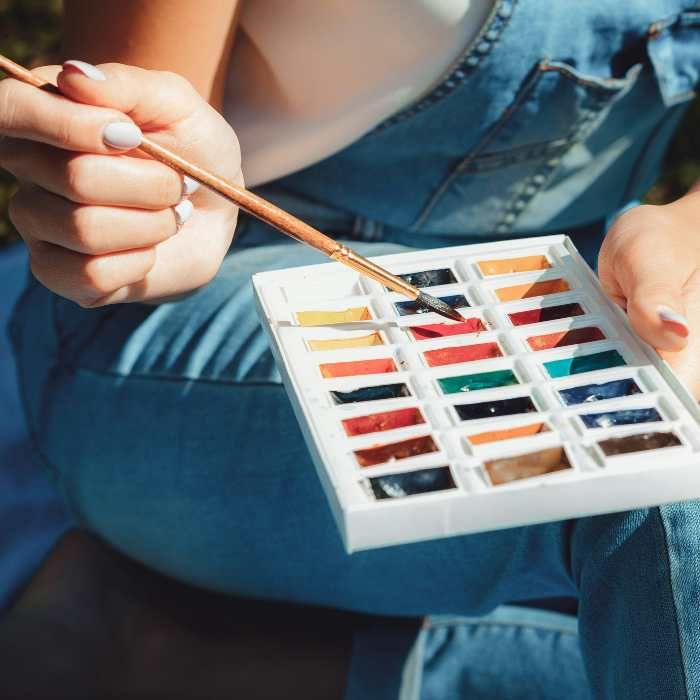 Malend etwas Neues wagen und neue Fähigkeiten entdecken