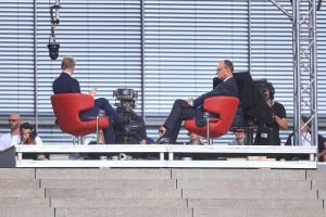 Markus Preiß und Friedrich Merz am 13.07.2025