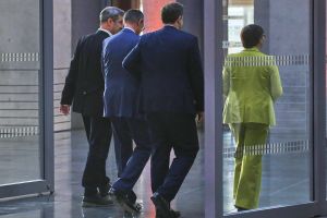 Markus Söder, Friedrich Merz, Lars Klingbeil, Saskia Esken (Archiv)