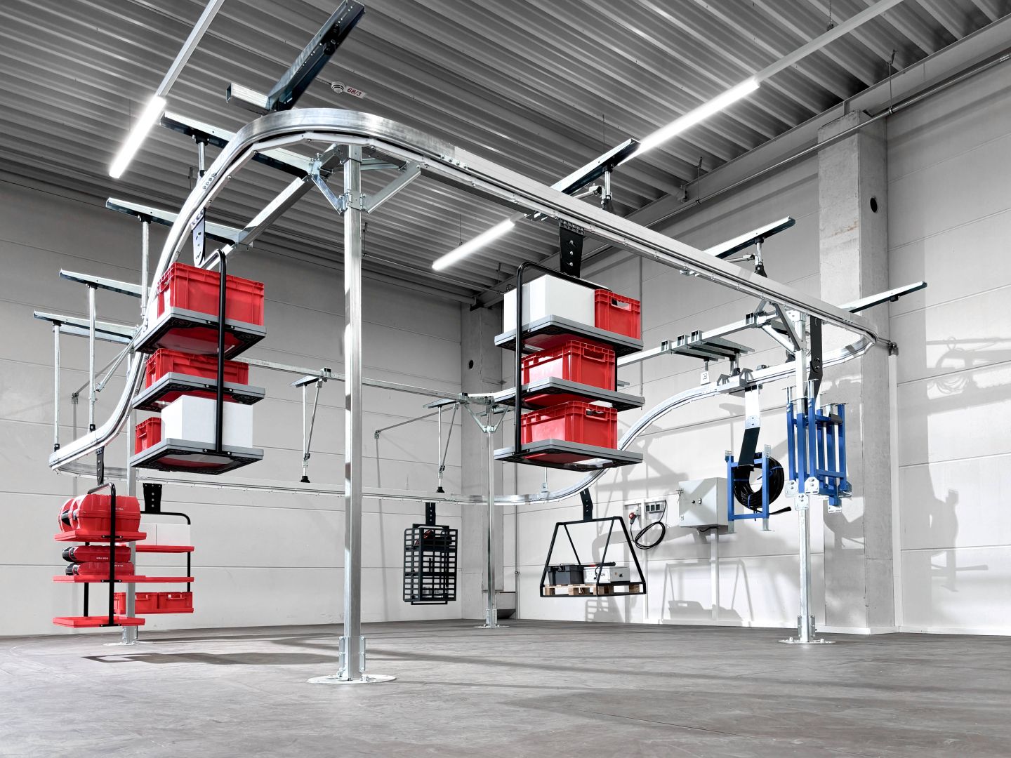 Materialfluss vom Boden bis zur Decke