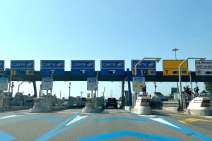 Mautstelle auf italienischer Autobahn