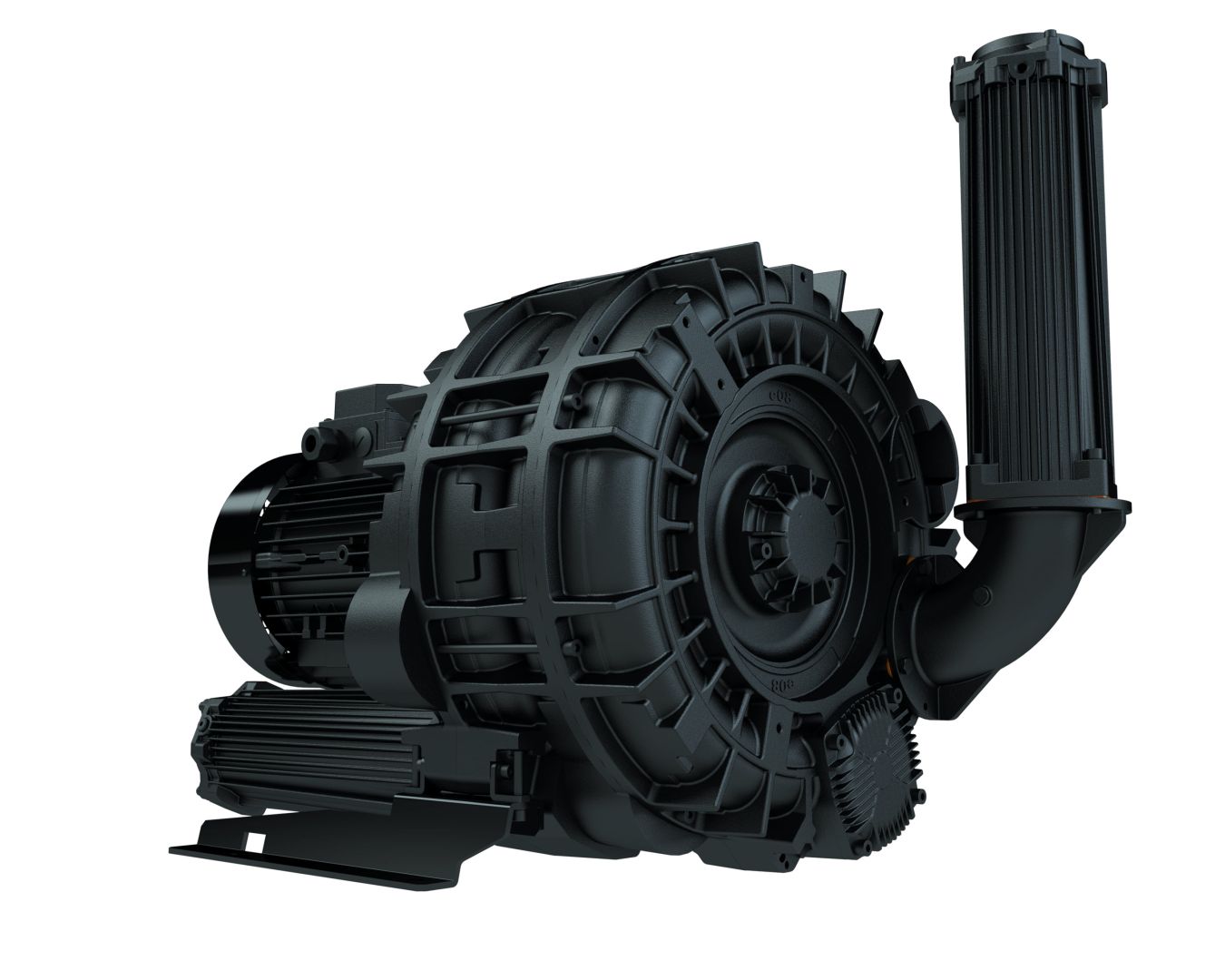 Maximale Leistung für Prozesssicherheit – Seitenkanalverdichter S32-2-1940-25kW-3 für industrielle Absaugtechnik