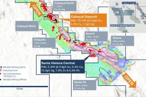 Meridian aktualisiert Ressourcen für die Lagerstätten Cabaçal und Santa Helena Central