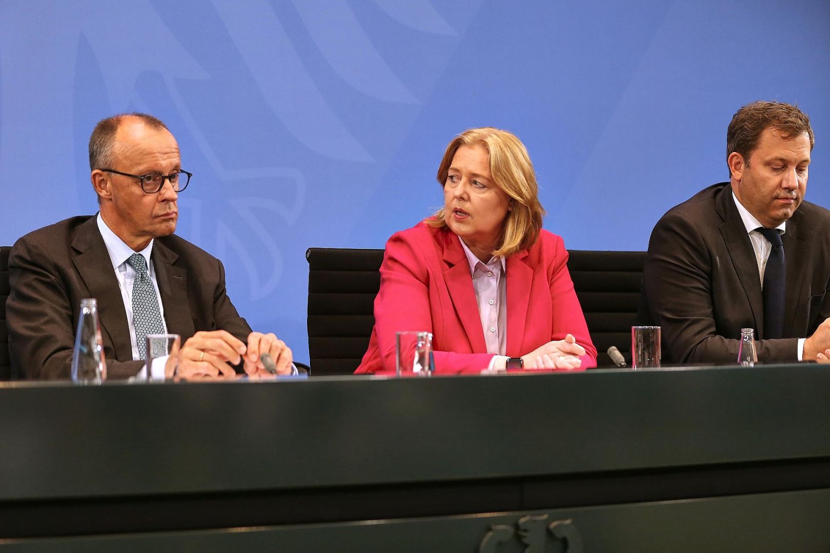 Merz, Bas und Klingbeil am 03.09.2025