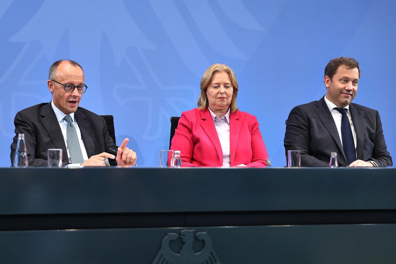 Merz, Bas und Klingbeil (Archiv)