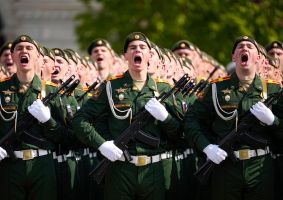 Militärparade zum Tag des Sieges in Russland