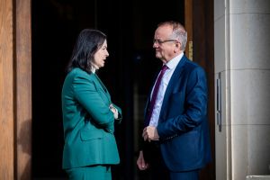 Ministerin Müller und Minister Tabbert