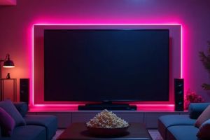 Mit led streifen fernseher für das perfekte Kinoerlebnis zu Hause