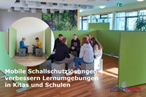 Mobile Schallschutzlösungen verbessern Lernumgebungen in Kitas und Schulen