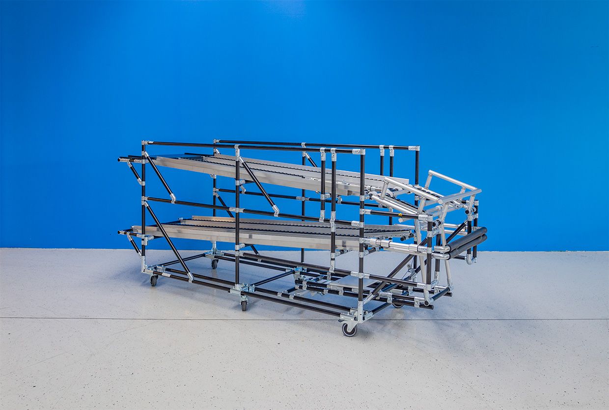 Modulare Regalsysteme für Lean Production: Effiziente Lagerung, flexible Lösungen und optimierte Materialbereitstellung