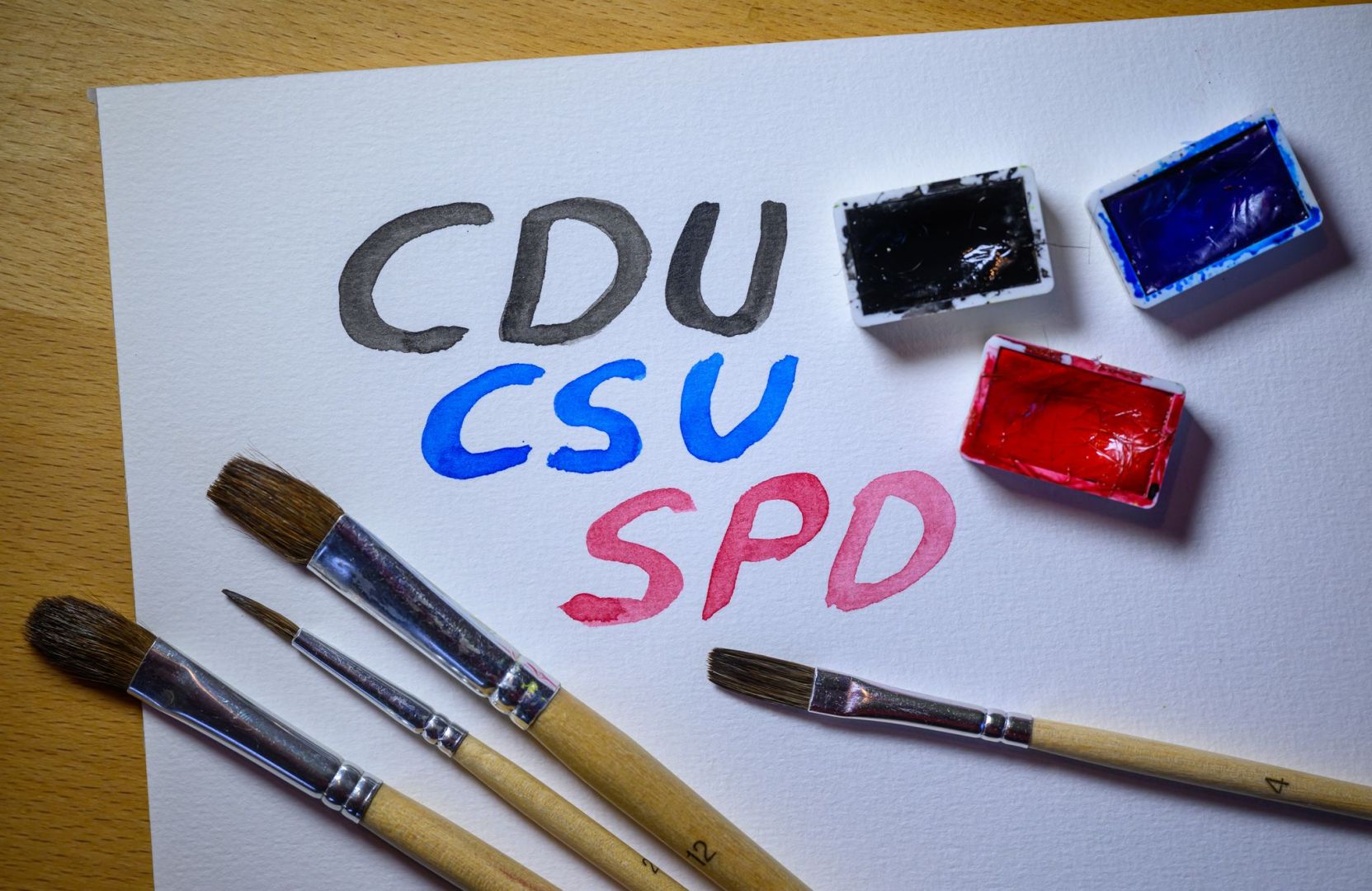 Mögliche schwarz-rote Koalition
