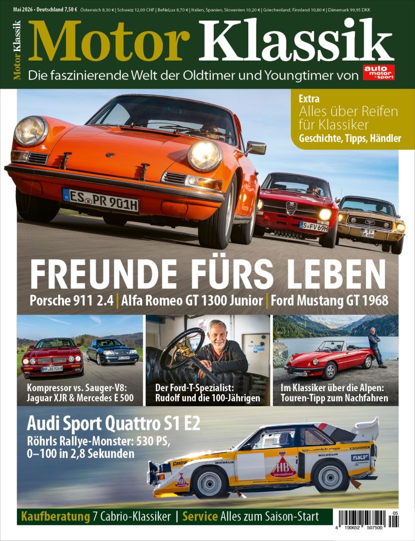 Motor Klassik präsentiert sich mit neuem Design, mehr Online-Inhalten und größerem Eventangebot