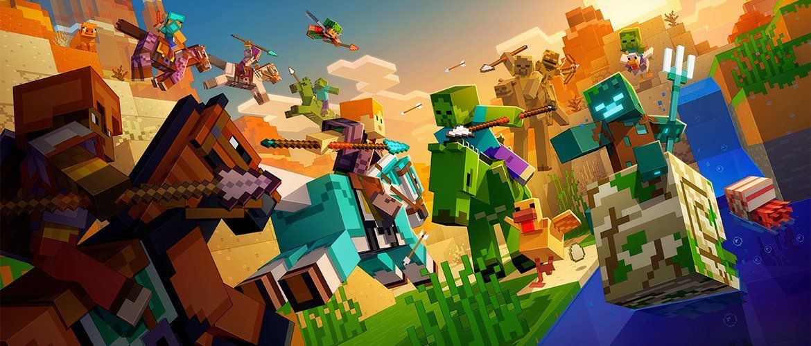 Minecraft „Mounts of Mayhem“: Neue Reittiere und Speere