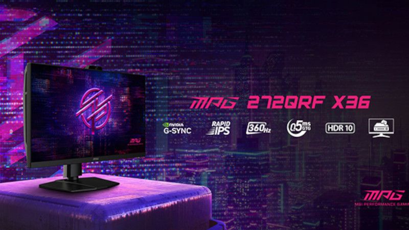 MPG 272QRF X36 G-SYNC Pulsar Gaming Monitor – Zusammenarbeit zwischen MSI & NVIDIA bringt neuen Gaming Monitor