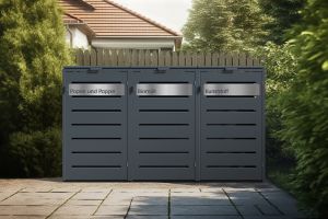 Mülltonnenboxen können elegant sein | KNOBLOCH