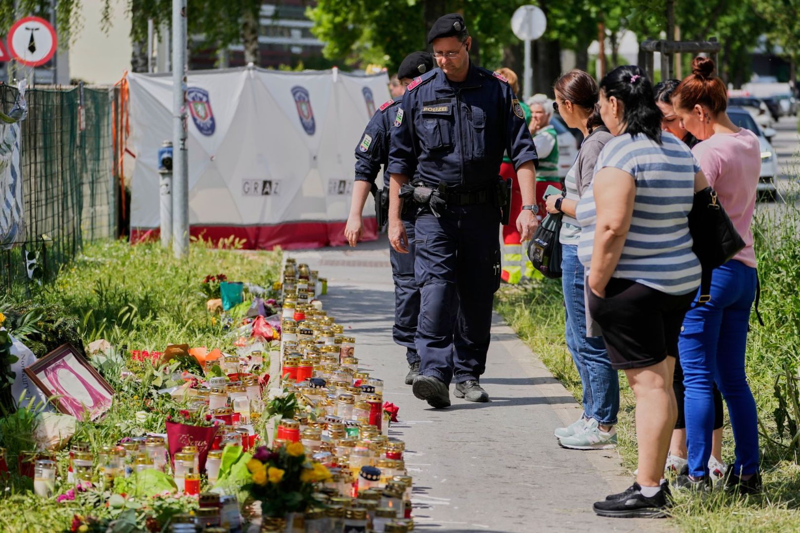 Nach Amoklauf in Graz - Trauer