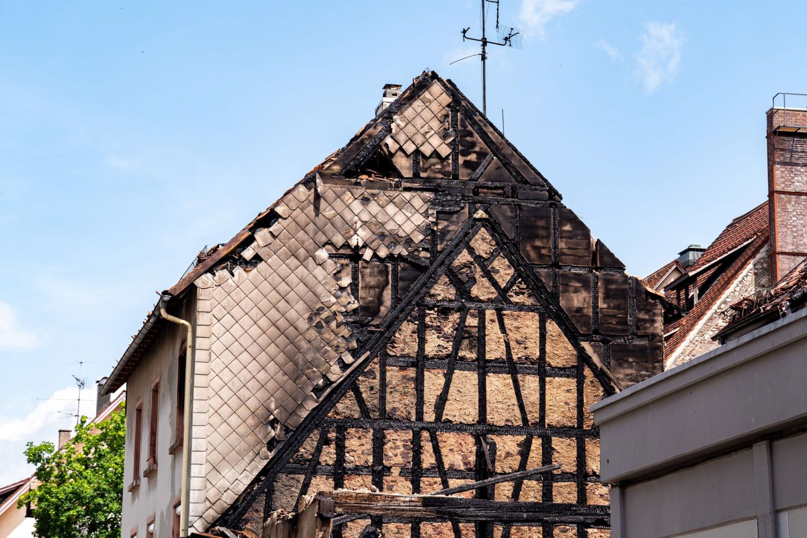 Nach Brand in der Altstadt von Villingen-Schwenningen