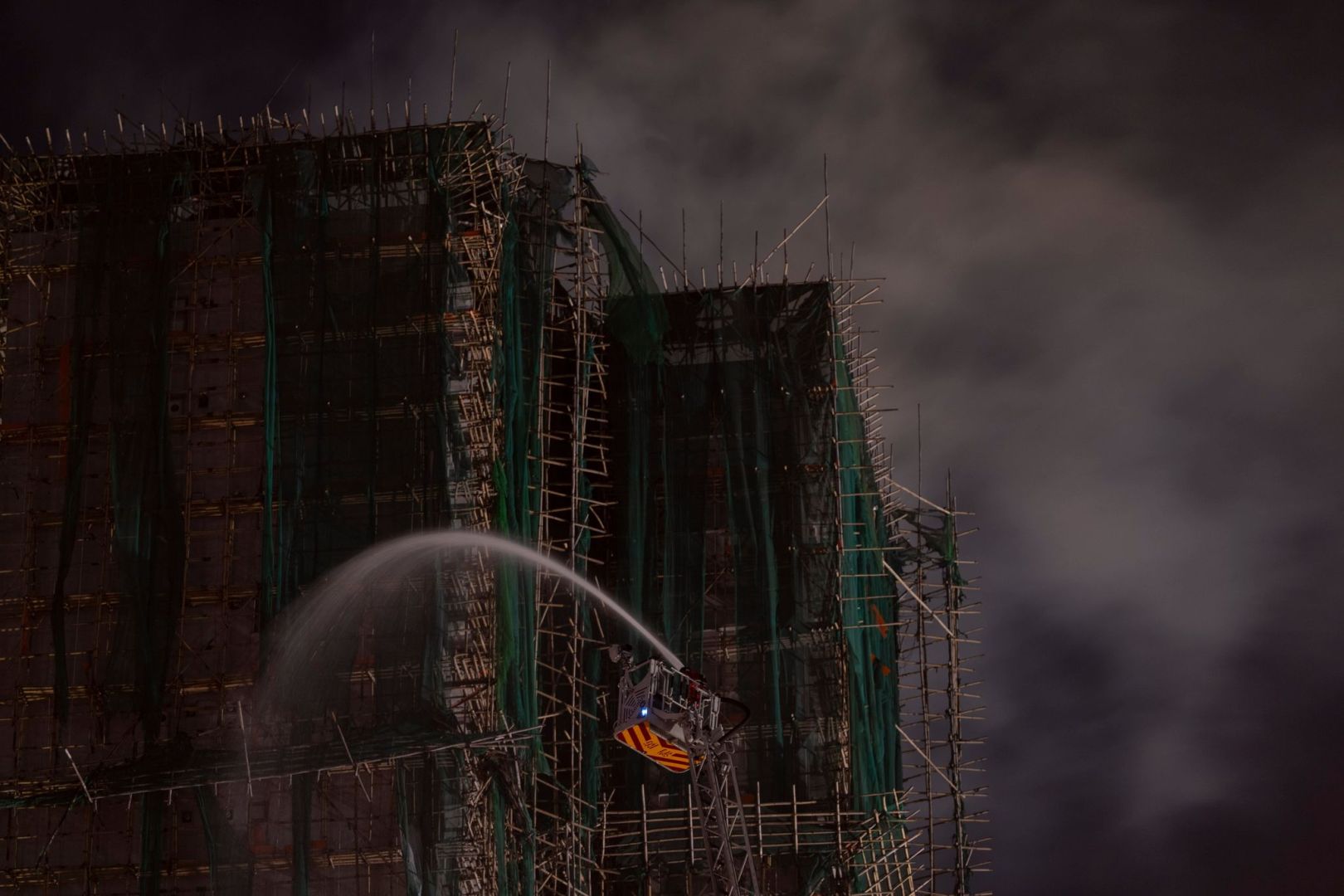 Nach Brand in Hongkong