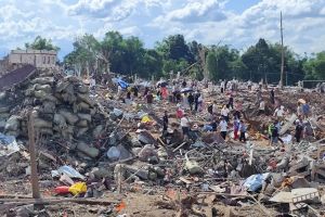 Nach Explosion von Munitionslager in Myanmar