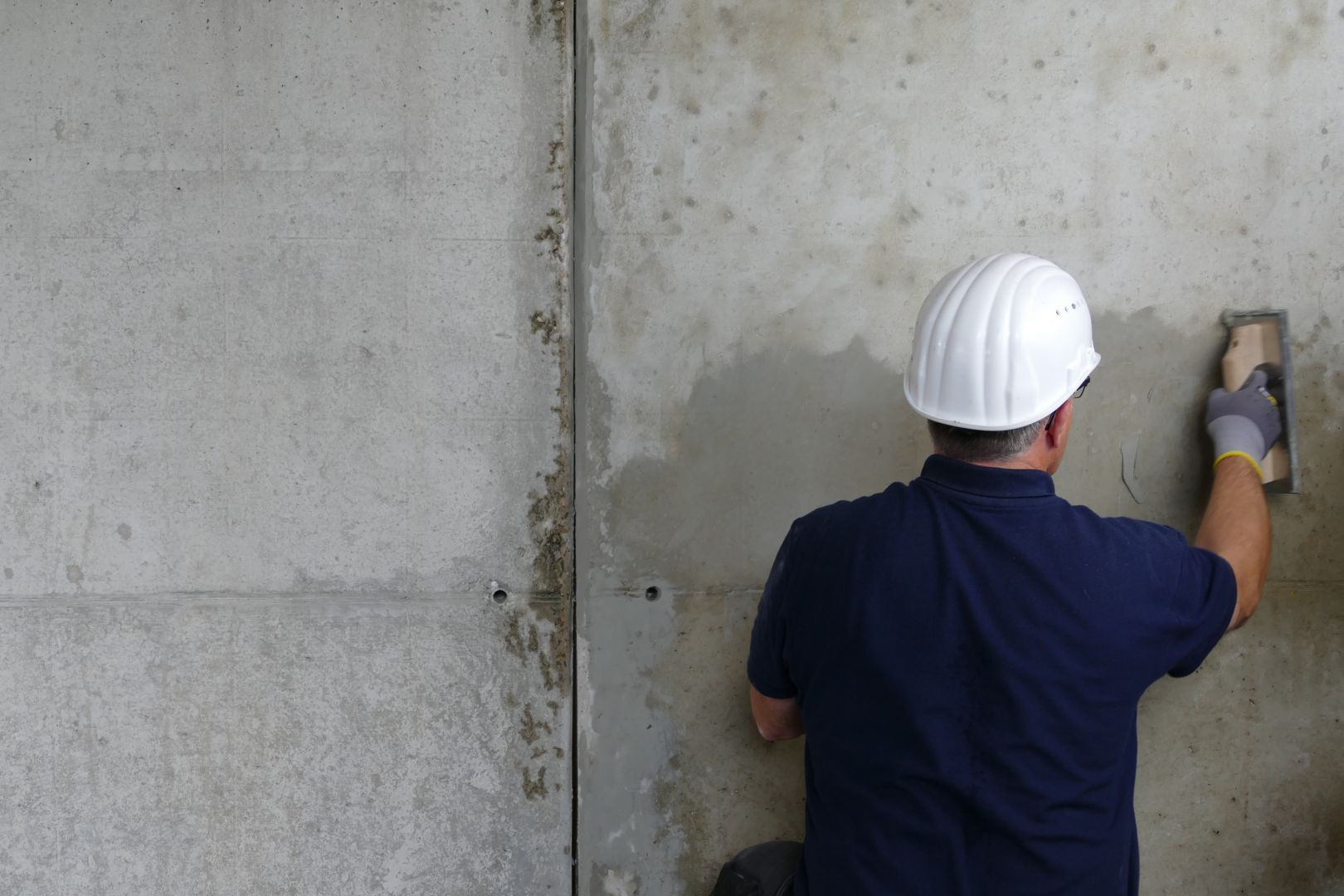 Nachhaltige Betonspachtel