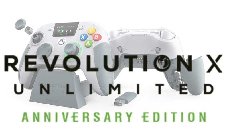 NACON Revolution X Unlimited Anniversary Edition – Wireless-Controller vereint Langlebigkeit & Präzision durch die Integration wichtiger Innovationen