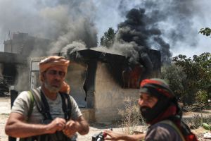 Nahostkonflikt - Syrische Beduinen in Al-Masraa
