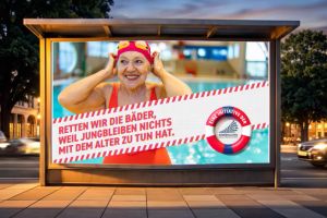 Nationale Plakat-Kampagne zur Rettung der Bäder gestartet