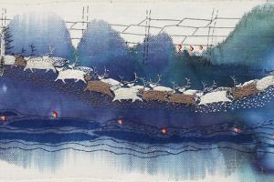 Neue Ausstellung in der Kunsthalle Mainz:  Britta Marakatt-Labba - Stitched Tracks