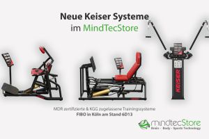 Neue Keiser-Systeme im MindTecStore – und live erlebbar auf der FIBO