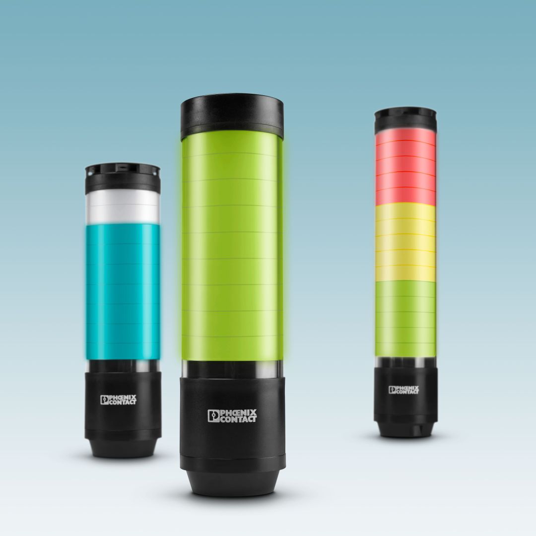 Neue konfigurierbare Signalsäulen mit IO-Link-Schnittstelle