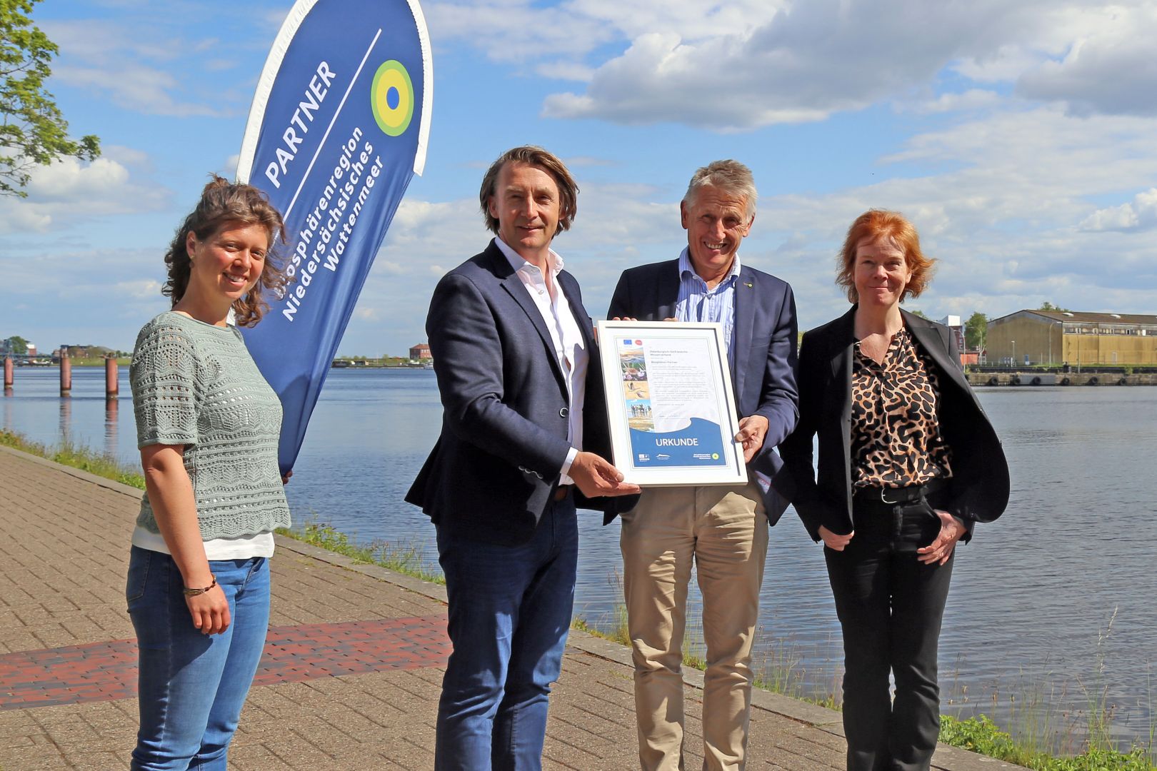 Neue Partnerschaft für die Biosphärenregion: Auszeichnung des Oldenburgisch-Ostfriesischen Wasserverbands