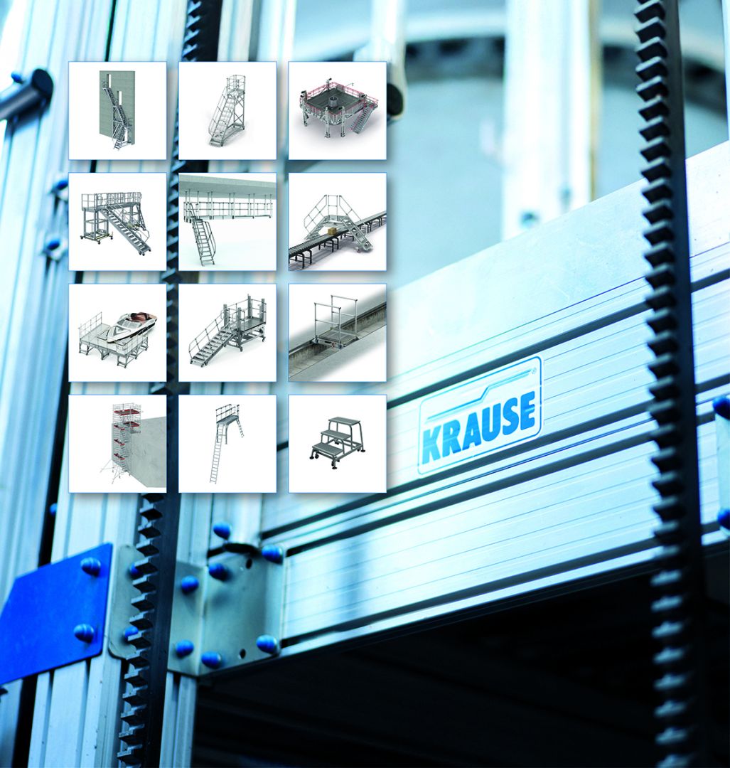 Neuer KRAUSE-Katalog „Sonderlösungen mit System”: Wenn sich Steigtechnik dem Einsatz anpassen muss