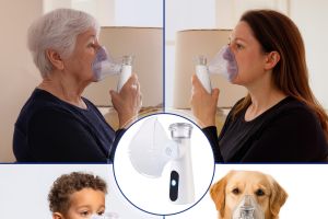 newgen medicals Inhalationsgerät Vernebler für Kinder und Erwachsene, 2000 mAh, 25 ml