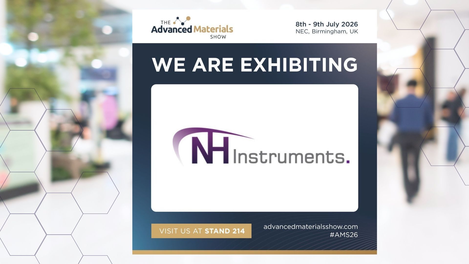 NH Instruments auf der Advanced Materials Show 2026