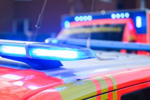 Notarzt und Rettungswagen