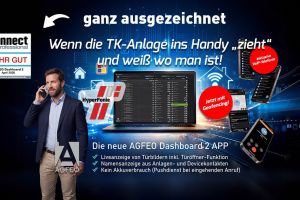 Note "Sehr gut" für AGFEO Dashboard 2