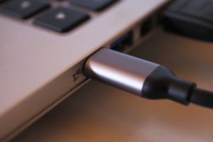 Notebook-Stromanschluss per USB-C