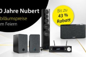 Nubert – Mit frischem Schwung und attraktiven Angeboten startet Nubert in den Jubiläumsmonat Juni