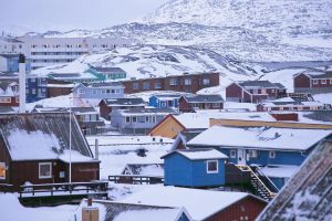 Nuuk auf Grönland am 19.01.2026