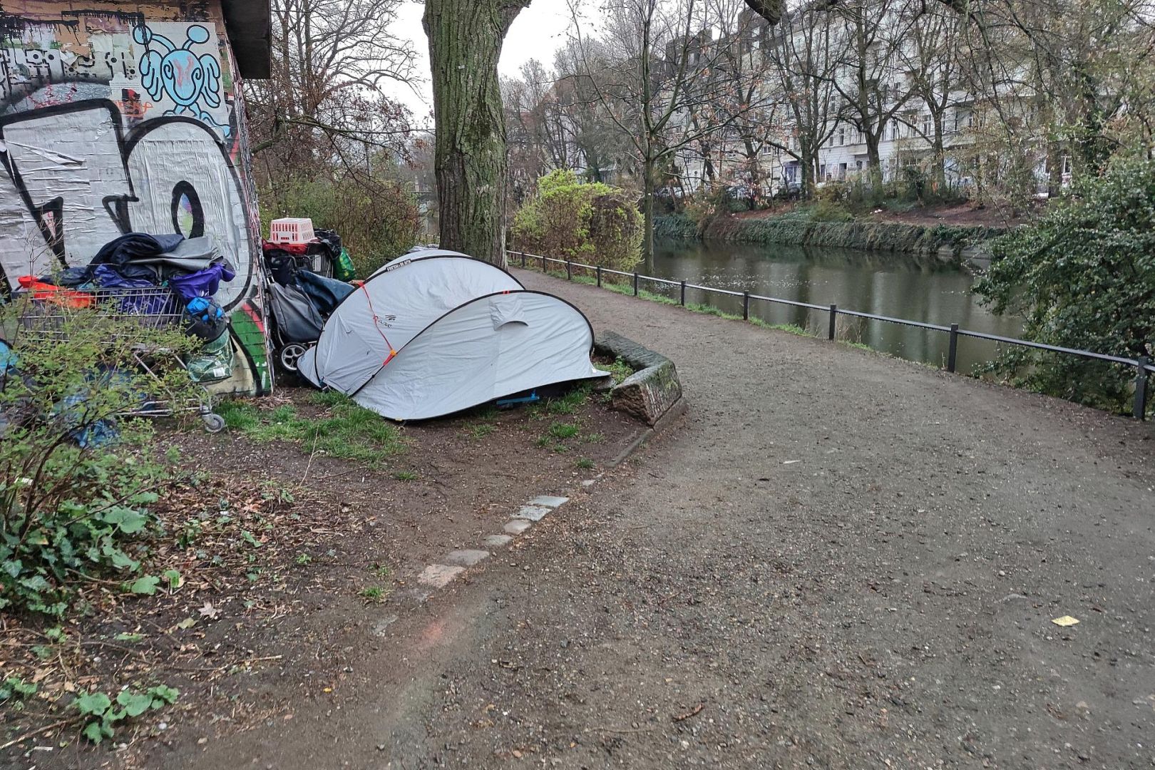 Obdachlose kampieren (Archiv)