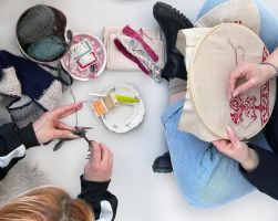 Offener Stick-Strick-Häkelkreis