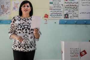 Oppositionspolitikerin Abir Moussi