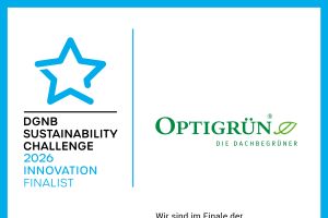 Optigrün ist Finalist bei der DGNB Sustainability Challenge 2026.