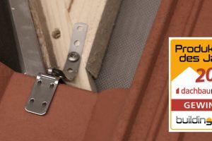 Optimierte Grat- und Kehlklammern 512 + 513