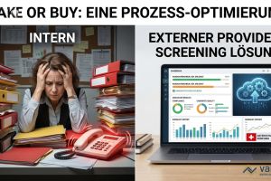 Outsourcing vs. Inhouse-Screening: Was sich für Schweizer Unternehmen wirklich rechnet